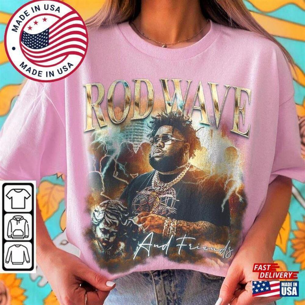 Rod Wave Rap Shirt And Friends 2023 Retro 90S Y2K Unisex 1